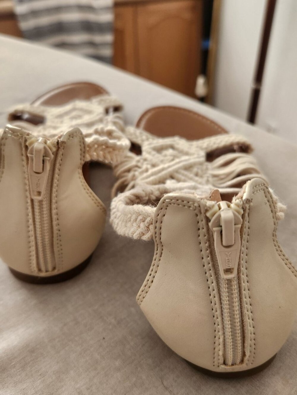 NWOT Mossimo Supply Co crocheted sandles, size 8 - Picture 6 of 7